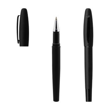 Гладкая подпись и деловая ручка подарок черный шариковый ручка ручка с роллером с 1,0 -миллиметровым черным пополнением